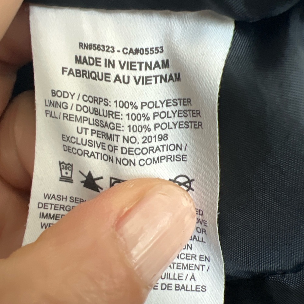 Nike Kids Charcoal Puffer Jacket - Picture 3 of 3